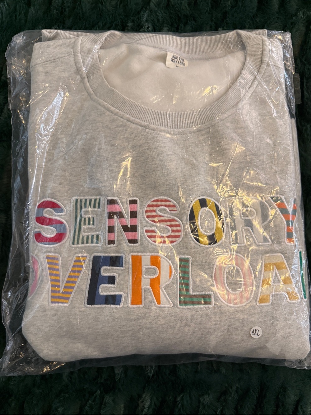 'Sensory Overload' See The Way I See Women’s Sweatshirt